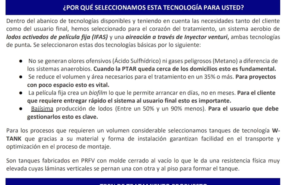 Plantas de Tratamiento de aguas residuales PTAR hasta de 15 LPS