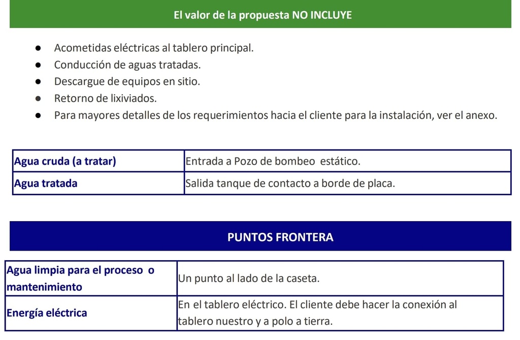 Plantas de Tratamiento de aguas residuales PTAR hasta de 15 LPS