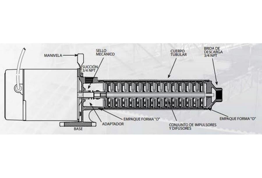 Motobomba Multietapas H 2Hp 220V 3F Barmesa Pb1914A203