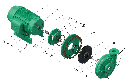 Motobomba Centrifuga 40Hp 220-440V 3F 4X3" Barnes Ge 3G 400-4