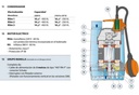 Motobomba Sumergible 1Hp 110V 1F Pedrollo Rxm1-Gm