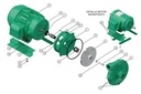 Motobomba Centrifuga 5Hp 220V 1F 1.5X1.5" Barnes He 1.5 50-1 Weg