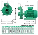 Motobomba Centrifuga 5Hp 220V 1F 2X2" Barnes Qe 2 50-1 Weg