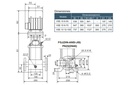 Motobomba Multietapas V 5Hp 220-440V 3F 2X1.5" Barnes Vse 10 6-50