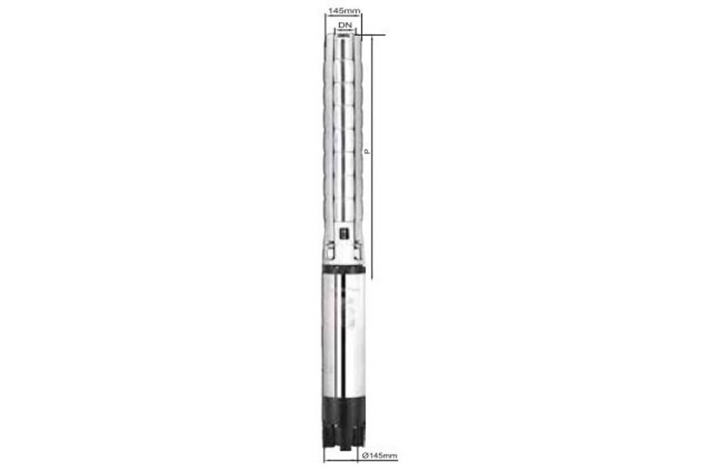 Bomba Lapicero 35Hp Sin Motor 3" Barnes 6Sp 238-15-350