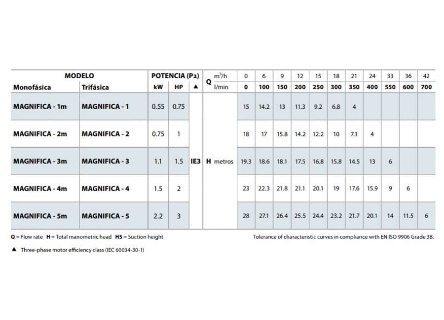 Motobomba Piscina 0.75Hp 220-440V 3F 2X2" Pedrollo Magnifica 1