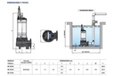 Motobomba Sumergible 7.5Hp 440V 3F 3" Pedrollo Bc75/35