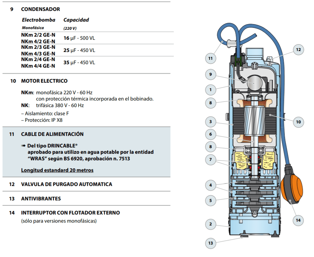 Equipo De Presión 1 Bomba Nkm2/3 1Hp 220V 1F Con Regulador Electrónico De Presión Easypump-Ep I Pedrollo