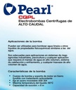 Motobomba Centrífuga 1Hp 110-220V 1F 2X2" Pearl Cqpl10F16S