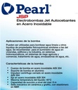 Motobomba Jet Autocebante 1Hp 110-220V 1F 1X1" Pearl Jsp10F16S