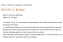 Motobomba Multietapas V 15Hp 220V  3F 2X2" Pearl Vpc15-8 150H36Ee