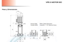 Motobomba Multietapas V 2Hp 220-440V 3F 1.25X1.25" Pearl Vps3-11 20C16S