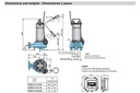 Motobomba Sumergible 2Hp 220V 1F 1.5" Calpeda Gqgm625