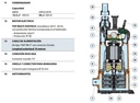 Motobomba Sumergible 0.75Hp 110V 1F 1.25" Pedrollo Topmultievotech2