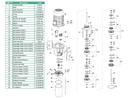 Motobomba Multietapas V 20Hp 220-440V 3F 3X3" Barnes Vse 45 2-200