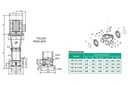 Motobomba Multietapas V 20Hp 220-440V 3F 3X3" Barnes Vse 45 2-200