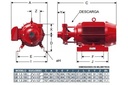 Motobomba Centrifuga 15Hp 220-440V 3F 2X1.5” Barnes Qe 1.5 150 Motor Listado Fire Pump