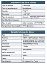 Motobomba Centrifuga 10Hp 220-440V 3F 2X1.5” Barnes Ge 1.5C 100 Motor Listado Fire Pump