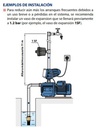 Equipo de Presión 1 Bomba Top Multi 1 0.75Hp 110V 1F con Regulador Electrónico de Presión Easypress Pedrollo Easypump