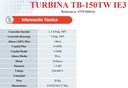 Motobomba Regenerativa 1.5Hp 220-440V 3F 1.25X1" Ihm Turbiline Tb-150Tw-IE3