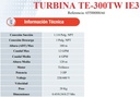 Motobomba Regenerativa 3Hp 220-440V 3F 1.25X1" Ihm Turbiline Te-300Tw-IE3