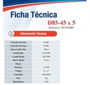 Motobomba Multietapas H Eje libre 4X4" Ihm Ture D85-45x5Sm