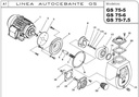 Motobomba Autocebante 5Hp 220-440V 3F 3X3" Ihm Gs 75-5.0Tw-IE3