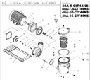 Motobomba Piscina 10Hp 220 1F 4X3" Ihm 40A-10Mw-Cit44ns