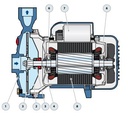 Motobomba Centrifuga 1.5Hp 220-380V 3F 1.25X1" Pedrollo Cp650