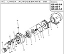 Motobomba Autocebante 1Hp 110-220V 1F 1.5x1.5" Ihm GS 40-1.0Mw