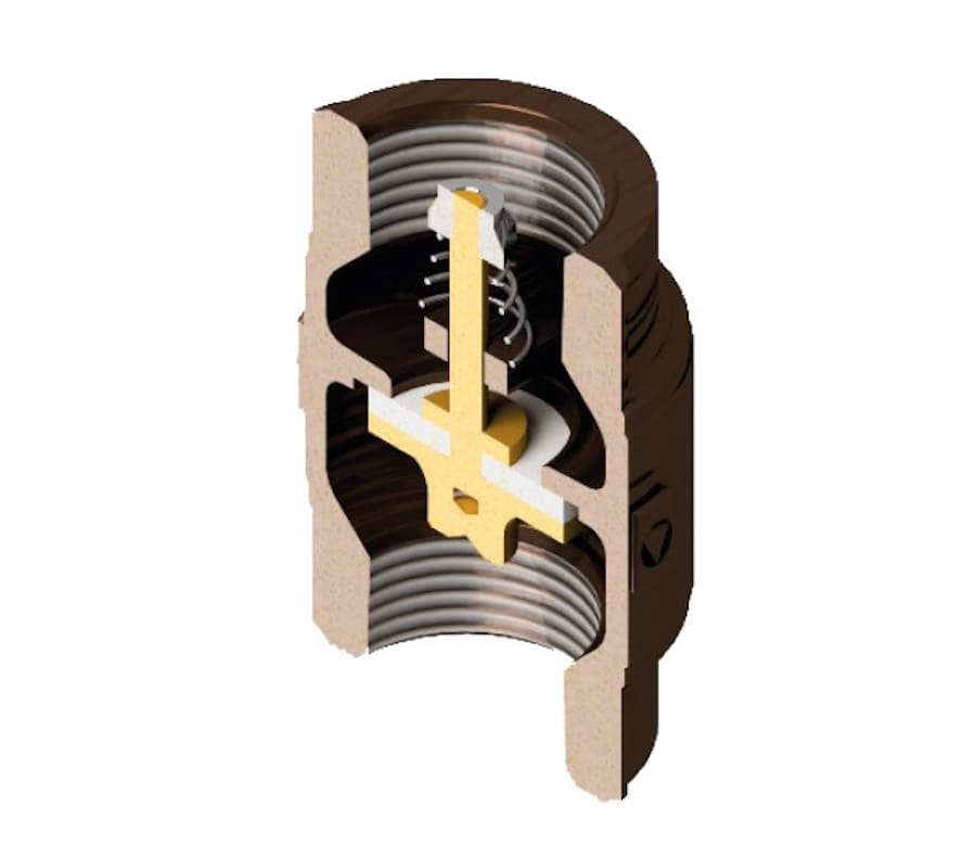 Valvula Cheque Hidro 1-1/4" Helbert HGVC032