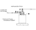 Bomba manual 500Psi de pruebas hidrostáticas Helbert Hrhg101