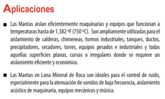 41507023 / Manta Aislante Lana Mineral 100Kg/M3 Con Malla  0.61X 2.44 mt espesor 1"