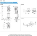 Motobomba Multietapas V 5Hp 220-440V 3F 1.25X1.25” Franklin 10Vr0500Nf1B-I6W3