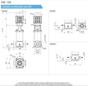Motobomba Multietapas V 20Hp 220-440V 3F 1.25X1.25” Franklin 15Vr1000Nf1B-L6W3