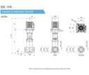 Motobomba Multietapas V 40Hp 230-460V 3F 4X4” Franklin 65Vr0300Nf2A-Wp6E3