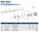 Motobomba Multietapas H 5.5Hp 220-440V 3F 2X1.5” Franklin 70Fmh3p-63 E2 IE3