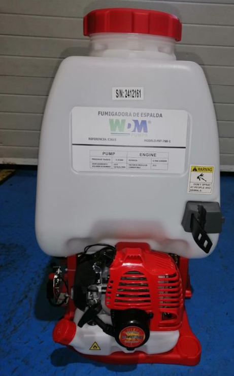 Fumigadora 1Hp Gasolina 72/360Psi-25Lts Barnes Espalda TF900 E3615/E2575