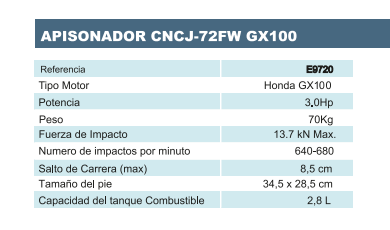 Apisonador 3Hp 13,7 Kn Barnes CNCJ-72FW-GX100                          