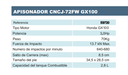 Apisonador 3Hp 13,7 Kn Barnes CNCJ-72FW-GX100                          