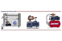 Equipo de Presión 1 Bomba Future-jetm2Ax 1.5Hp 110-220V 1F 40-60Psi 1 Tanque Membrana 100Lts Horizontal Pedrollo Hydrofresh