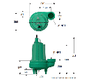 Motobomba Sumergible 1Hp 220V 1F 3" Barnes Ne 3 10-1-4-220