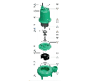 Motobomba Sumergible 2Hp 220V 3F 3" Barnes Ne 3 20-4-220