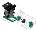 Motobomba Centrifuga 27Hp Diesel 3X3" Barnes Kd 3 270-Hf-E