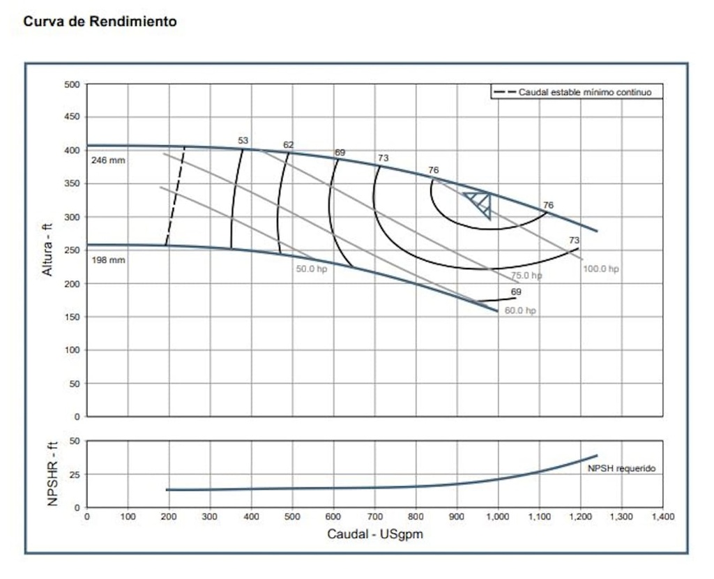 Motobomba Centrifuga Eje Libre 125X100mm Barnes Irp 125X100X250 FH