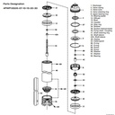 Motobomba Lapicero 1Hp 220V 1F 1.25" Pearl 4Pwp13G10C16P3C