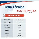 Motobomba Centrifuga 10Hp 220-440V 2.5X2" Ihm Eurolinea 5x13-10Tw IE3