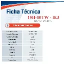 Motobomba Centrifuga 10Hp 220-440V 3F 1.5X1.5" Ihm Hy-Flo 15H-10Tw-IE3