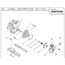 Motobomba Centrifuga 10Hp Diesel 3X3" Ihm Hy-Flo 30Ag/F400 AE