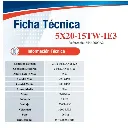 Motobomba Centrifuga 15Hp 220-440V 2.5X2" Ihm Eurolinea 5x20 15Tw IE3